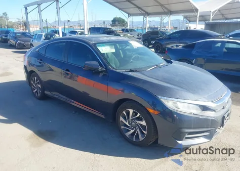 2018 Honda Civic Ex из США, поврежденный, VIN 2HGFC2F72JH525304